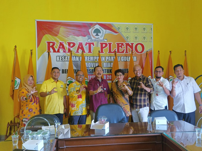 Terima Kunjungan Komisi Informasi Riau, PPID Golkar Riau Dukung Penuh Keterbukaan Informasi Publik
